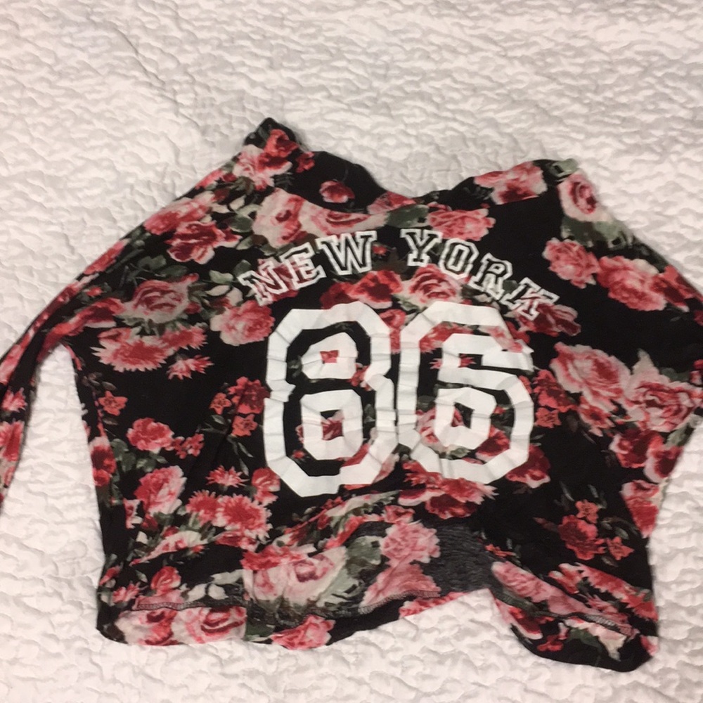 Flower crop top